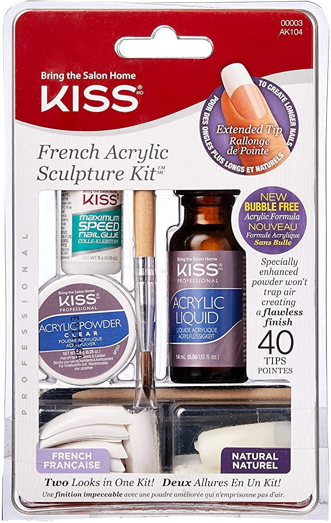 KISS FRENCH ACRYLIC SCULPTURE KIT #AK104