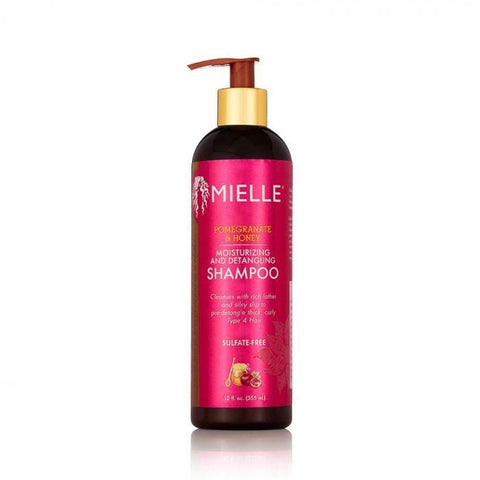 MIELLE POM/HONEY MOISTURIZING AND DETANGLING SHAMPOO  12 FL OZ