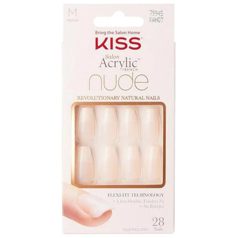 KISS SALON ACRYLIC FRENCH NUDE NAILS