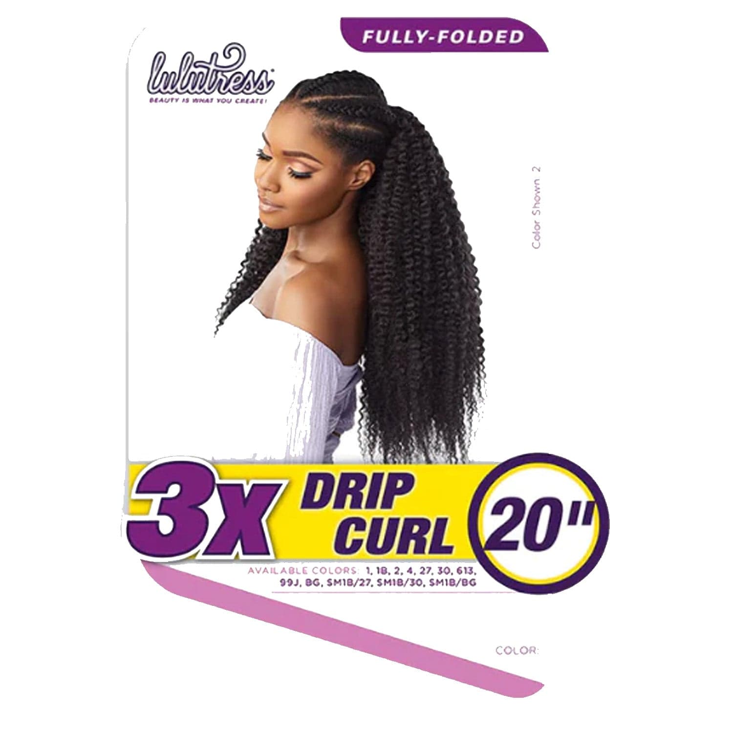 SENSATIONNEL LULUTRESS 3X 20" DRIP CURL