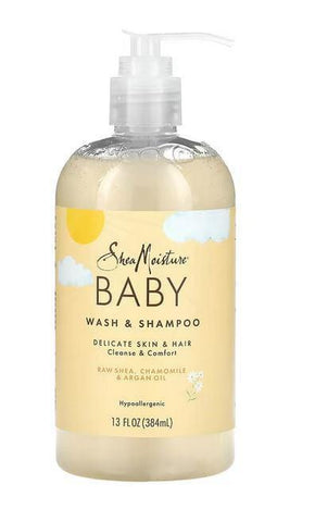 SHEA MOISTURE BABY WASH & SHAMPOO 13 fl.oz.(384ml)