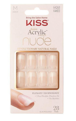 KISS SALON ACRYLIC FRENCH NUDE NAILS