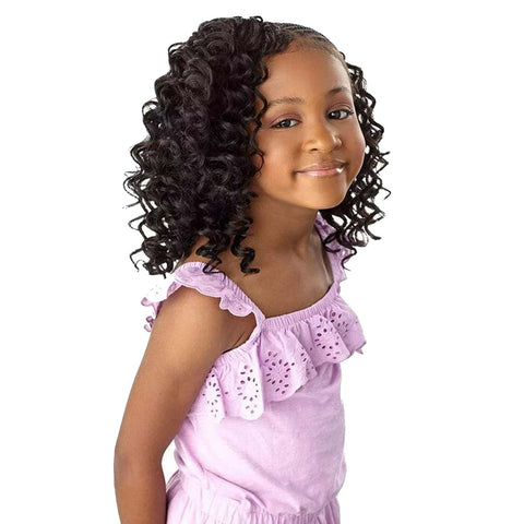 SENSATIONNEL FULLY-FOLDED KIDS 2X LULU MINI DEEP WAVE 10" CROCHET BRAID