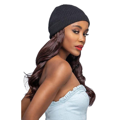 VIVICA A. FOX BEANIE DO WIG W/BLACK BEANIE #1B