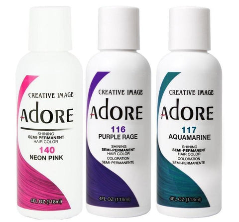 ADORE: SEMI-PERMANENT HAIR COLOR 4OZ.