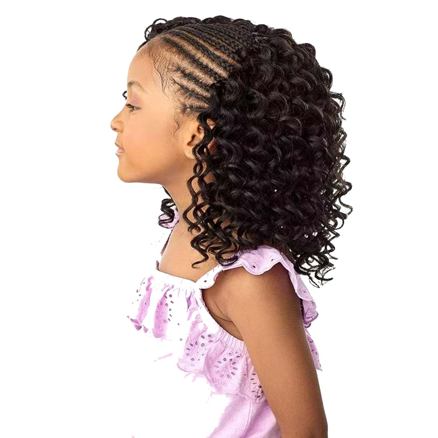 SENSATIONNEL FULLY-FOLDED KIDS 2X LULU MINI DEEP WAVE 10" CROCHET BRAID