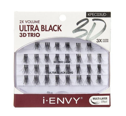 IEK 3D TRIO ULTRA BLACK INDIVIDUAL LASHES