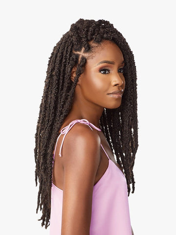 LULUTRESS SB 2X BUTTERFLY LOCS 18" #1B