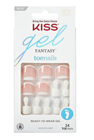 KISS GEL FANTASY TOENAILS - WALK A MILE IN FT01