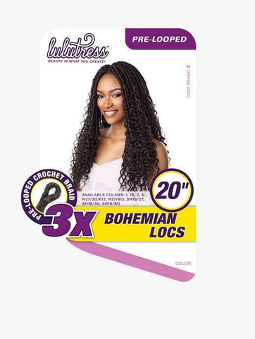 Lulutress SB 3x Bohemian Locs 20" #2