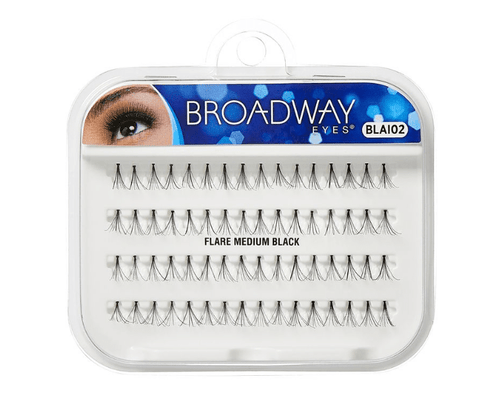 BROADWAY EYES INDIVIDUAL FLARE LASHES-BLACK