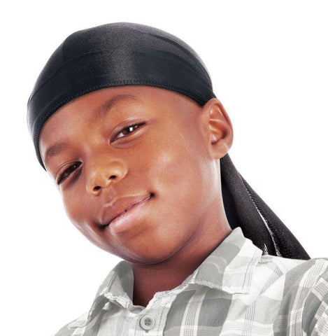 RED BY KISS KIDS POWERWAVE SILKY SATIN DURAG