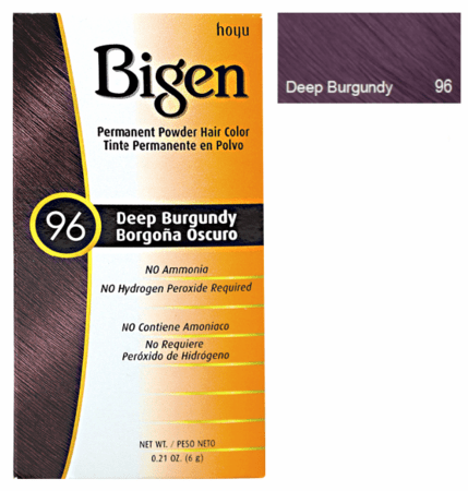 BIGEN HAIR COLOR 96 DEEP Burgundy