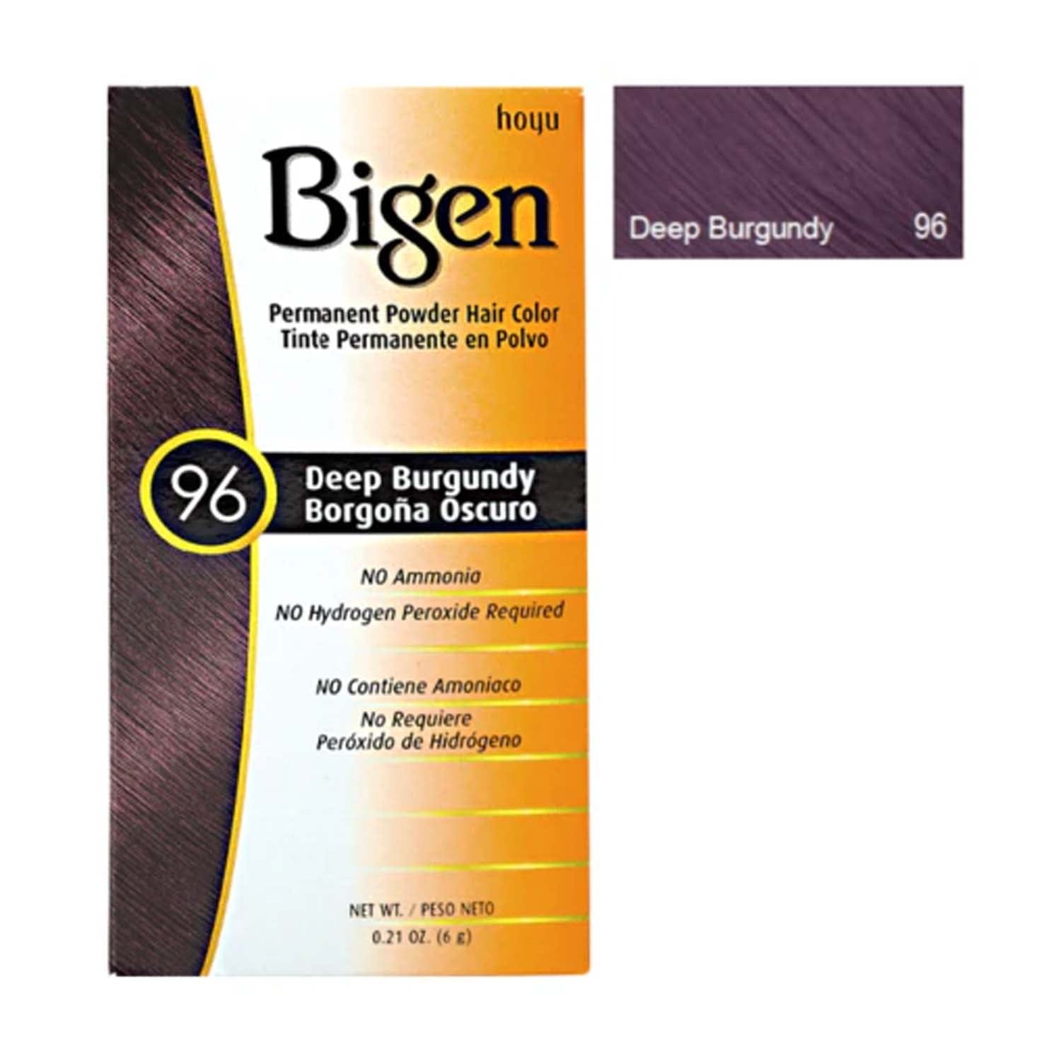 BIGEN HAIR COLOR 96 DEEP BURGNA