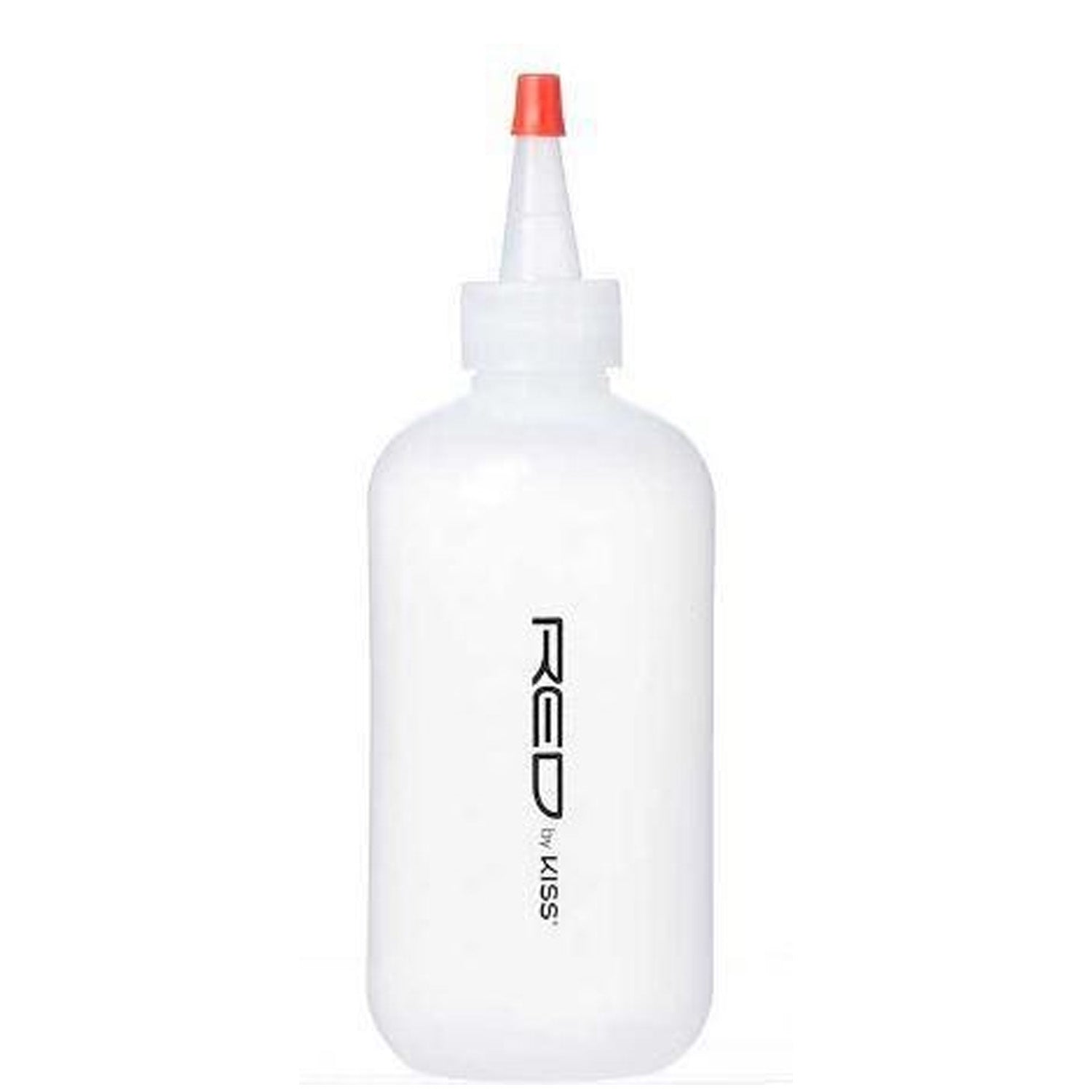 RED APPLICATOR BOTTLE WMEASUREMENT oz. & ml