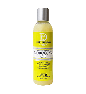 DESIGN ESSENTIALS MOROCCAN ARGAN OIL SULFATE-FREE CONDITIONING SHAMPOO 6oz.