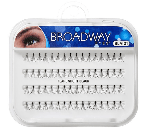 BROADWAY EYES INDIVIDUAL FLARE LASHES-BLACK