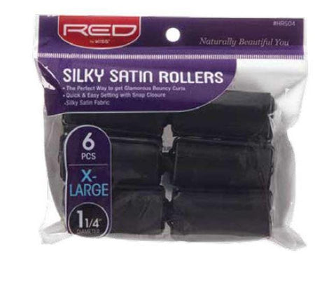 RED BY KISS SILKY SATIN ROLLERS