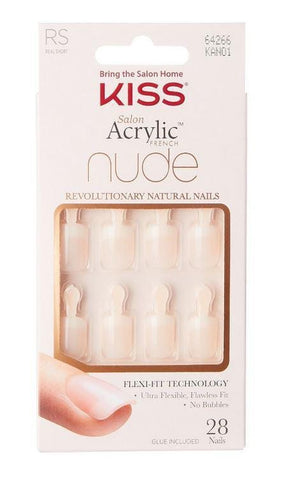 KISS SALON ACRYLIC FRENCH NUDE NAILS