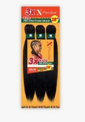 SENSATIONNEL 3X X-PRESSION KIDS PRE-STRETCHED BRAID 28"