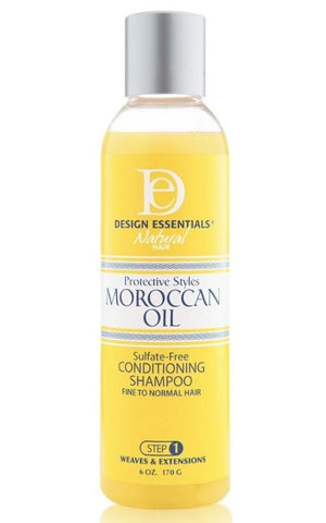 DESIGN ESSENTIALS MOROCCAN ARGAN OIL SULFATE-FREE CONDITIONING SHAMPOO 6oz.