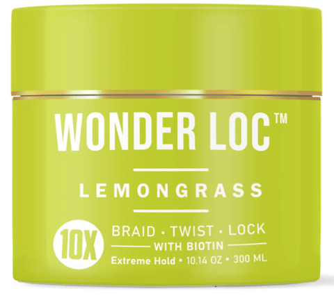 Wonder Loc Braid Twist Lock GEL with Biotin Extreme Hold 10.14 Oz.-Lemongrass