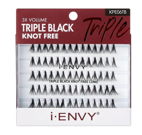 IEK TRIPLE BLACK KNOT FREE INDIVIDUAL LASH 70 PC