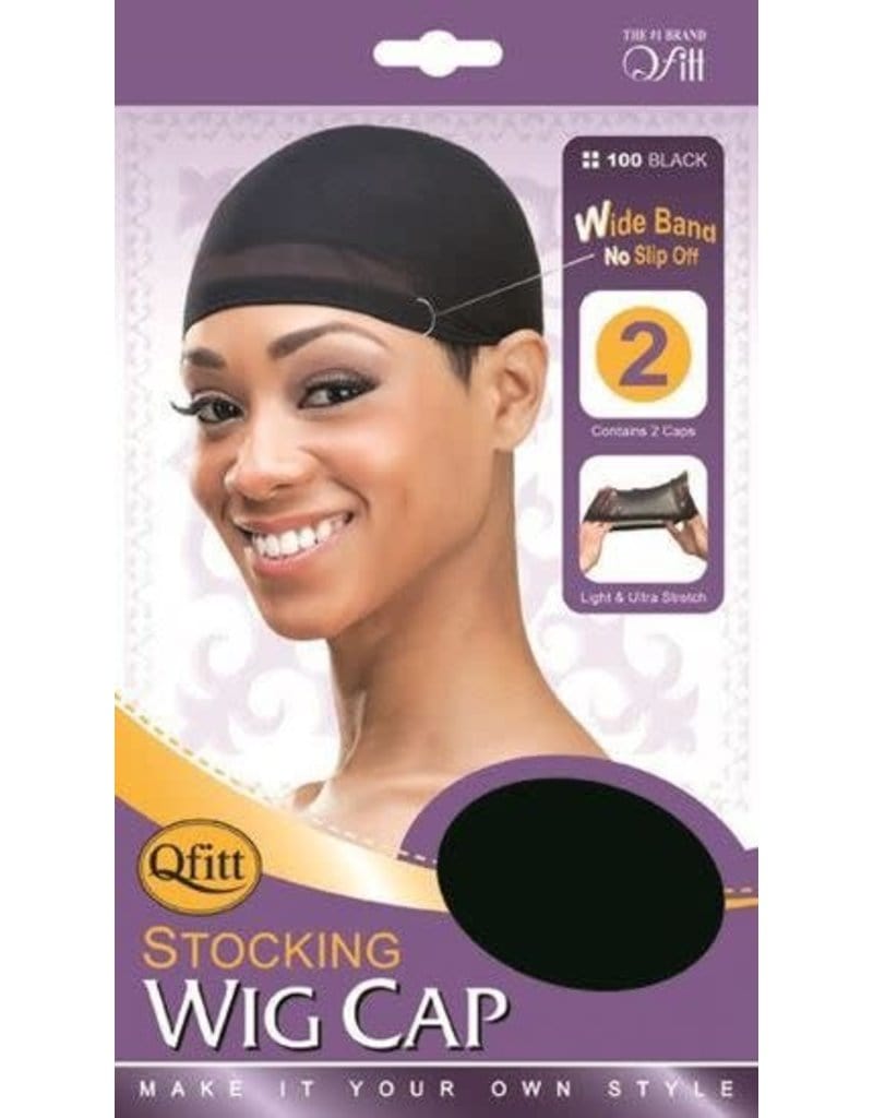 QFITT WIG CAP #100 BLACK