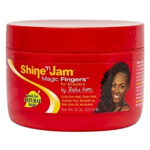 SHINE 'N JAM MAGIC FINGERS FOR BRAIDERS 8oz.