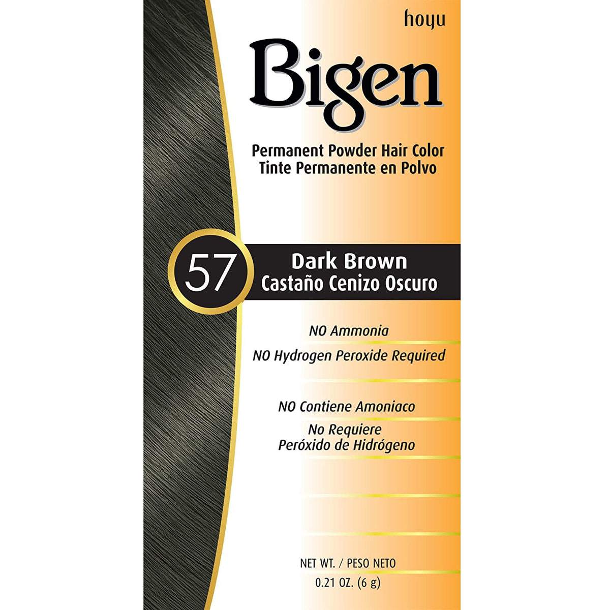 BIGEN 57 H/CLR [DK BROWN] NEW