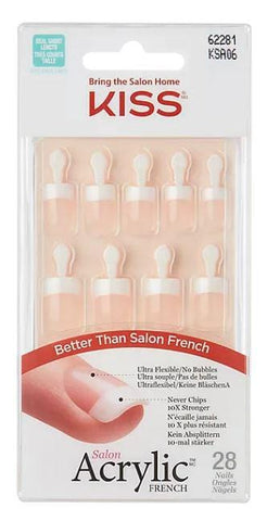 KISS SALON ACRYLIC FRENCH NAILS