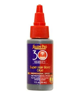 SALON PRO 30 SEC SUPER HAIR BOND GLUE 1oz.