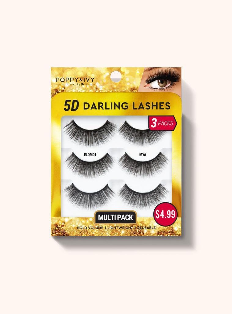 Poppy & IVY- 5D Darling Lashes Multipack - 3 Pairs