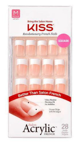 KISS SALON ACRYLIC FRENCH NAILS